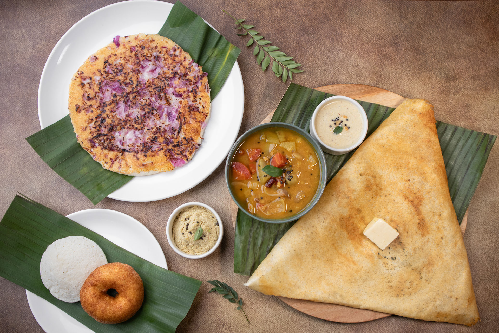 South Indian meal